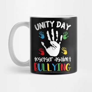 Together Against Bullying Orange Anti Bullying Unity Day Kids Mug